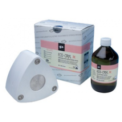 Resina Autopolimerizable Eco Cryl M Rosa-V Kit + Mufla Microondas